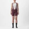 Cuissard Court Castelli Prima Femme Bordeaux 2023