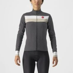 Maillot Manche Longue Castelli Volare Femme Noir/Blanc 2023 -SRAM Soldes 01 4522547 101 700x700 3