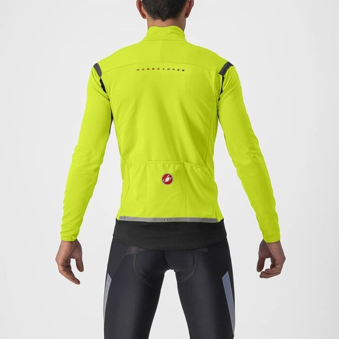 Veste Manche Longue Castelli Perfetto RoS 2 Jaune Fluo 2023 4 Veste Manche Longue Castelli Perfetto RoS 2 Jaune Fluo 2023 – Image 2
