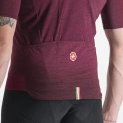 Maillot Manche Courte Castelli Essenza Homme Bordeaux 2023 -SRAM Soldes 03 4522027 421 700x700 2