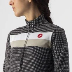 Maillot Manche Longue Castelli Volare Femme Noir/Blanc 2023 -SRAM Soldes 04 4522547 101 700x700 2