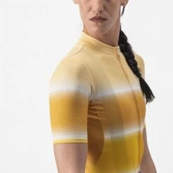 Maillot Manche Courte Castelli Dolce Sable/Rouge Femme -SRAM Soldes 05 4522060 867 700x700 1