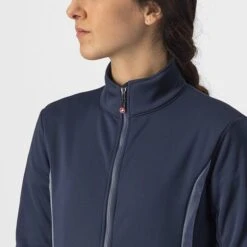 Veste Manche Longue Castelli Dinamica 2 Bleu Foncé/Gris Femme 2023 -SRAM Soldes 06 4522542 414 700x700 2