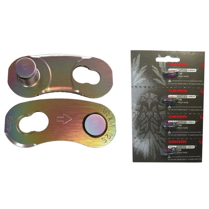Connecteur De Chaine Sram Eagle PowerLock 12V Arc En Ciel 3 Connecteur De Chaine Sram Eagle PowerLock 12V Arc En Ciel