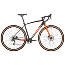 Vélo Gravel RockMachine GravelRide 200 Noir / Gris / Orange -SRAM Soldes 14090 gravelride 200 gloss black brick orange silver 1110x643 high 700x700 3