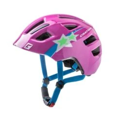 Casque Enfant Cratoni Maxster Violet Etoiles