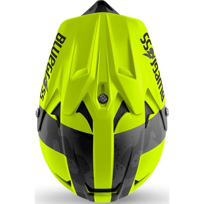 Casque Intégral Bluegrass Intox Noir / Jaune Fluo Mat 16 Casque Intégral Bluegrass Intox Noir / Jaune Fluo Mat – Image 14