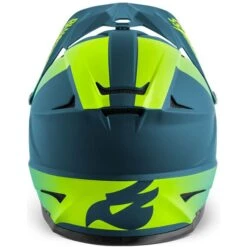 Casque Intégral Bluegrass Intox Bleu / Jaune Fluo Mat -SRAM Soldes intox petrol blue fluo jaune matt 3 700x700 1