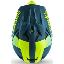 Casque Intégral Bluegrass Intox Bleu / Jaune Fluo Mat -SRAM Soldes intox petrol blue fluo jaune matt 4 700x700 4