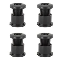 AbsoluteBLACK Kit Visserie Plateau Absolute Black 4 Branches Longs Aluminium Noir