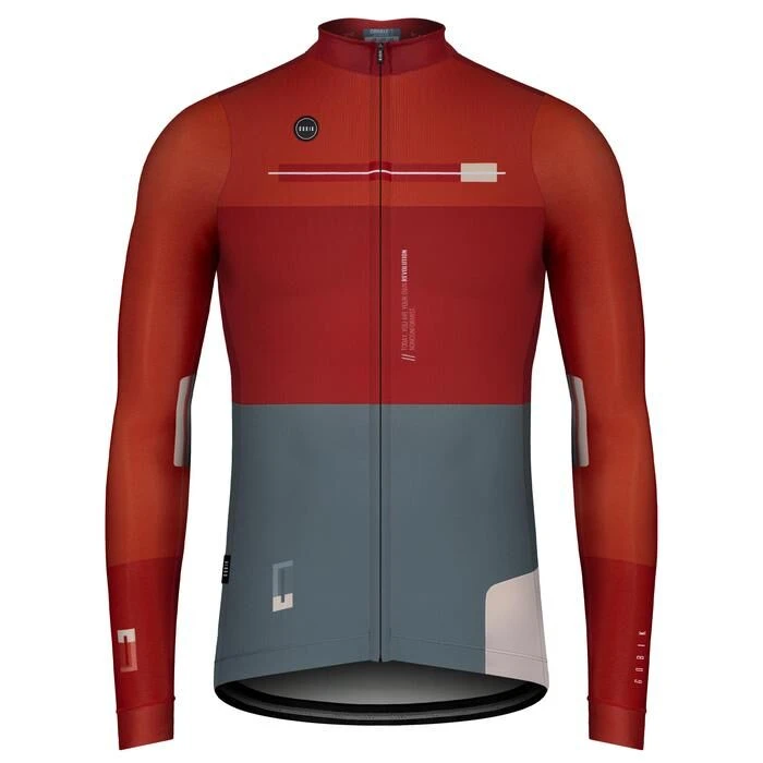 Maillot Manche Longue Gobik Cobble Crimson 3 Maillot Manche Longue Gobik Cobble Crimson