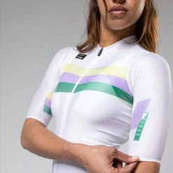 GOBIK Maillot Manche Courte Attitude 2.0 Yreka Femme 2023 -SRAM Soldes maillot mujer mc attitude2.0 yreka caps unity gobik 5 700x700 2