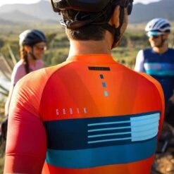 Maillot Manche Courte Gobik Cx Pro Unisex Sunset -SRAM Soldes maillot unisex corto cxpro sunset warm 2020 coleccion verano gobik 2020 naranja 4 700x700 3