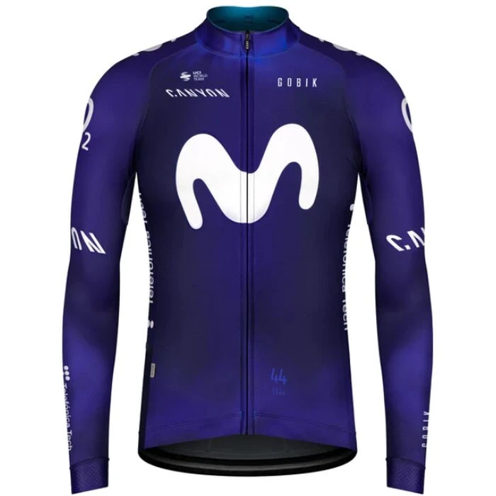 Maillot Manche Longue Gobik Pacer Movistar Team Homme 2023 3 Maillot Manche Longue Gobik Pacer Movistar Team Homme 2023