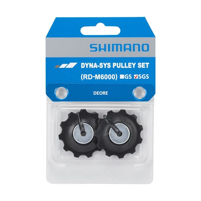 Paire De Galets Dérailleur Shimano Haut Et Bas RD-M6000 SGS 3 Paire De Galets Dérailleur Shimano Haut Et Bas RD-M6000 SGS