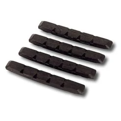 Kit 4 Patins Swisstop RxPlus Original Black Aluminium