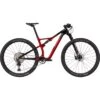 VTT Tout Suspendu Cannondale Scalpel Carbon 3 Candy Red -SRAM Soldes scalpel carbon 3 rouge et noir 700x700 1