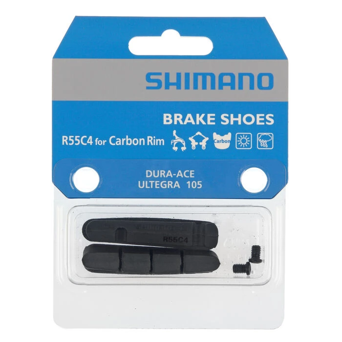 Paire De Patins Shimano R55C4 Pour Jantes Carbone 3 Paire De Patins Shimano R55C4 Pour Jantes Carbone
