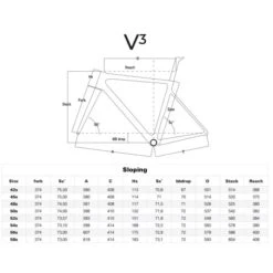 Vélo Route Colnago V3 Sram Rival Etap AXS MKWK 2023 13 Vélo Route Colnago V3 Sram Rival Etap AXS MKWK 2023 -SRAM Soldes v3 gomtrie taille 700x700 6